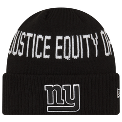 Men's - New Era Giants Social Justice Knit Cap - Black/White