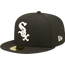 New Era White Sox 59FIFTY Pop Sweat Cap - Men's Black/White