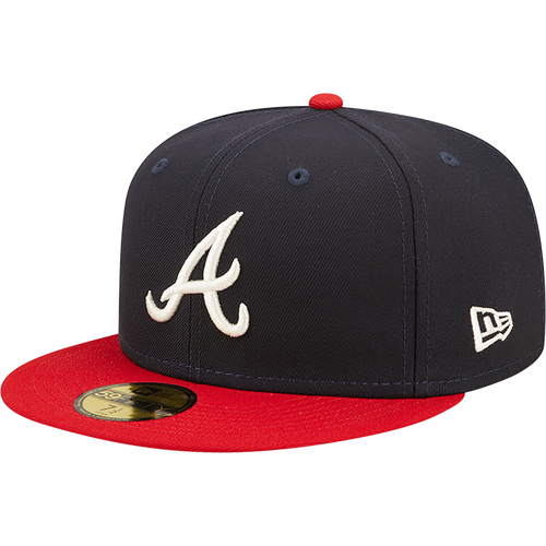 

New Era Mens Atlanta Braves New Era Braves 59FIFTY Pop Sweat Cap - Mens Navy/White Size 7