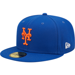 Men's - New Era Mets 59FIFTY Pop Sweat Cap - Blue/Orange