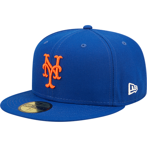 New Era New York Mets Authentic Collection 59fifty Cap In Blue/orange