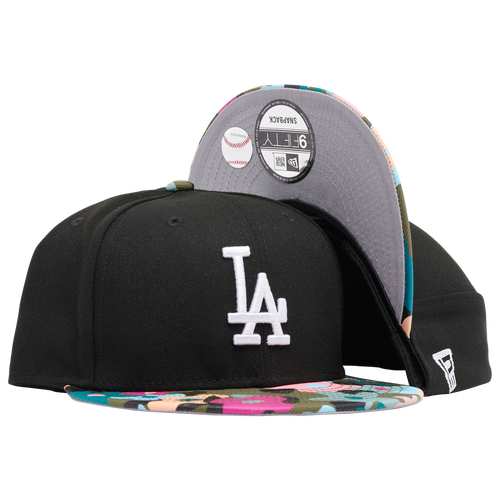 

New Era Mens Los Angeles Dodgers New Era Dodgers Floral Camo Snapback - Mens Black/Multi Color Size One Size