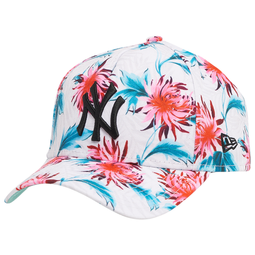 

New Era Mens New Era Yankees AF Floral Adjustable Cap - Mens White/Multi Color Size One Size