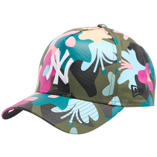 

New Era Mens New York Yankees New Era Yankees AF Floral Adjustable Cap - Mens Olive/Multi Color Size One Size