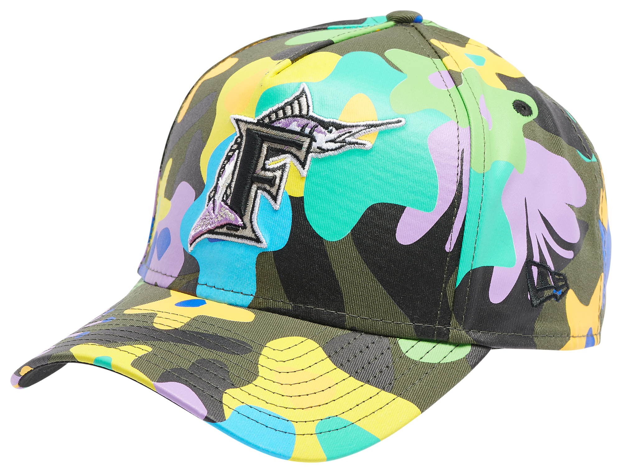 New Era Marlins AF Floral Adjustable Cap