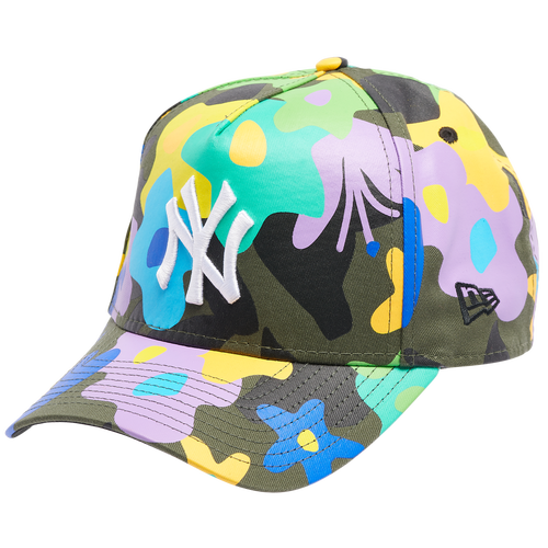 

New Era Mens New York Yankees New Era Yankees AF Floral Adjustable Cap - Mens Tan/Multi Color Size One Size