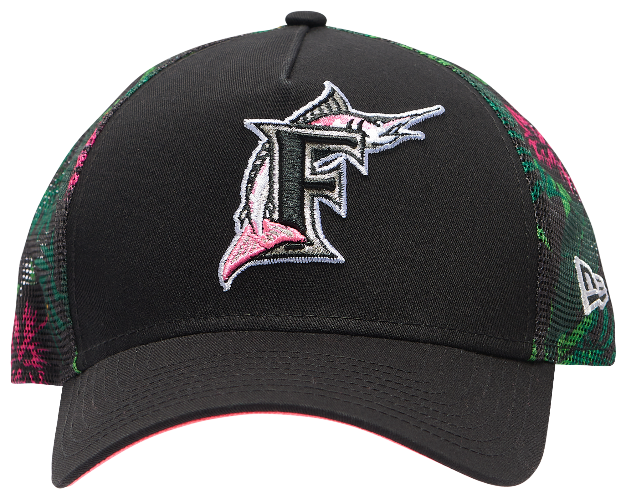 New Era Marlins AF Floral Adjustable Cap