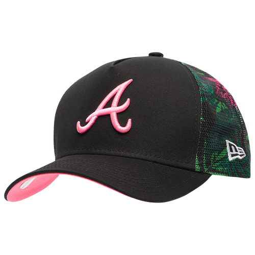 

Atlanta Braves New Era Braves AF Floral Print Trucker - Mens Black/Multi Color Size One Size