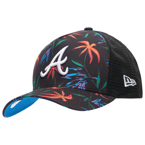 

Atlanta Braves New Era Braves AF Floral Print Trucker - Mens Black/Multi Color Size One Size