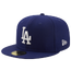 New Era Dodgers 5950 Day 21 Side Patch Fitted Cap - Men's Blue/White