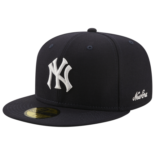 

New Era Mens New York Yankees New Era Yankees 5950 Day 21 Side Patch Fitted Cap - Mens Navy/White Size 7