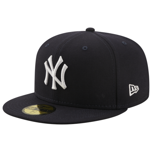 

New Era Mens New York Yankees New Era Yankees 5950 Day 21 Side Patch Fitted Cap - Mens Navy/White Size 7