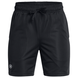 Boys' Grade School - Under Armour Icon Mesh Short - Black/White