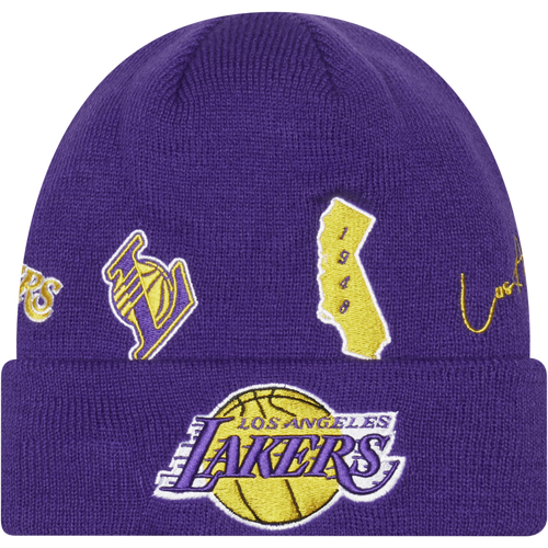 

New Era Mens Los Angeles Lakers New Era Lakers HL City ID Cap - Mens Yellow/Purple Size One Size