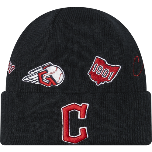 

New Era Mens Cleveland Indians New Era Indians HL City ID Cap - Mens Navy/Red Size One Size