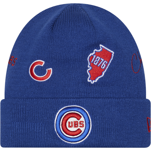 

New Era Mens Chicago Cubs New Era Cubs HL City ID Cap - Mens Blue/Red Size One Size