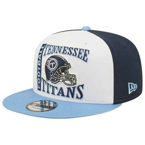 

New Era Mens Tennessee Titans New Era Titans Retro Trucker Snapback - Mens White/Navy Size One Size