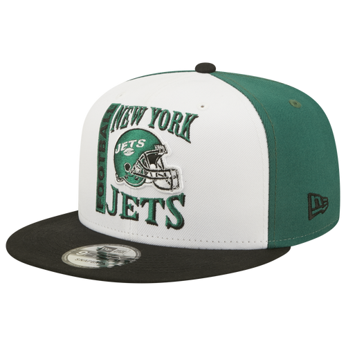 

New Era Mens New York Jets New Era Jets Retro Trucker Snapback - Mens White/Green Size One Size