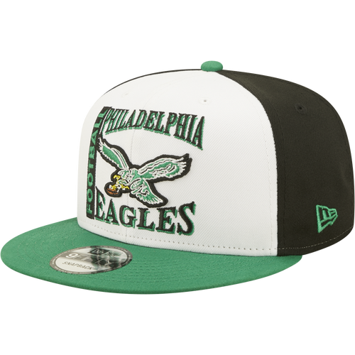 

New Era Mens Philadelphia Eagles New Era Eagles Retro Trucker Snapback - Mens White/Green Size One Size