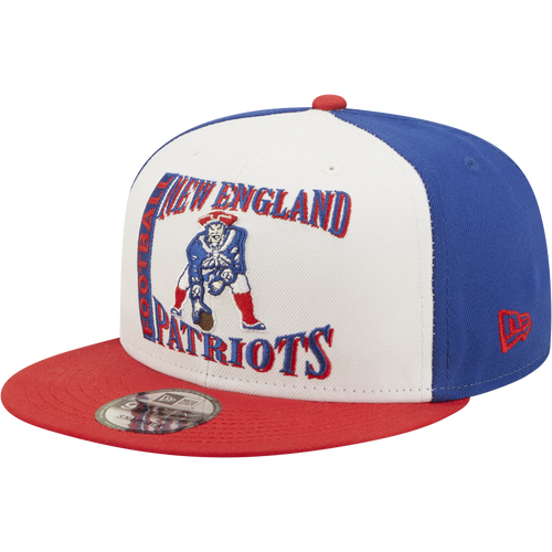 

New Era Mens New England Patriots New Era Patriots Retro Trucker Snapback - Mens White/Navy Size One Size