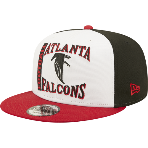 

New Era Mens Atlanta Falcons New Era Falcons Retro Trucker Snapback - Mens White/Black Size One Size