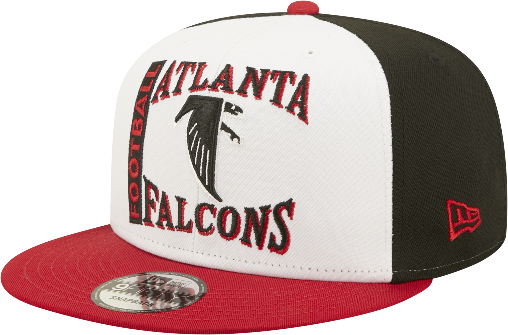 Men's New Era Black Atlanta Falcons Illumination Golfer Snapback