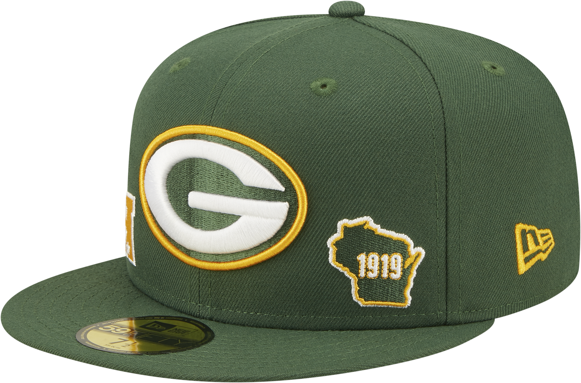 New Era Packers City Identity Fitted Cap