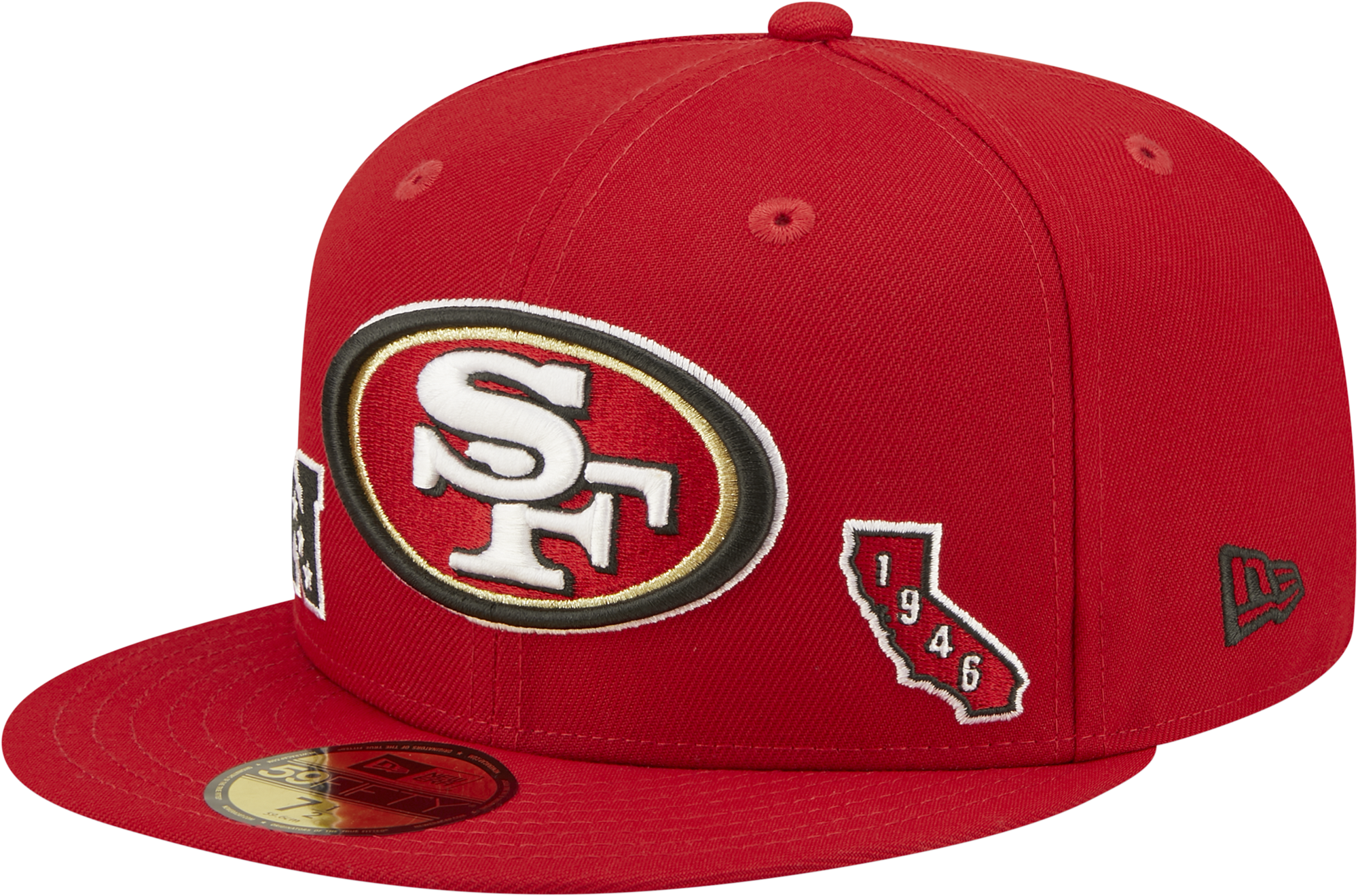 New Era 49ers City Identity Fitted Cap - Men's