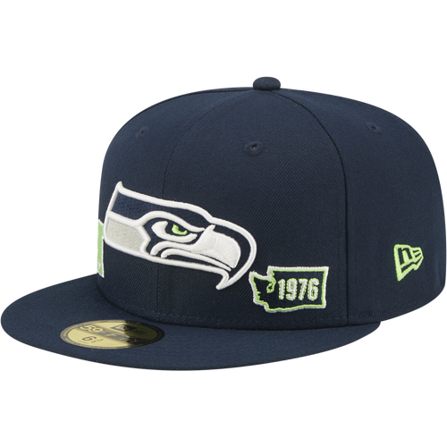 

New Era Mens New Era Seahawks City Identity Fitted Cap - Mens Green/Navy Size 7