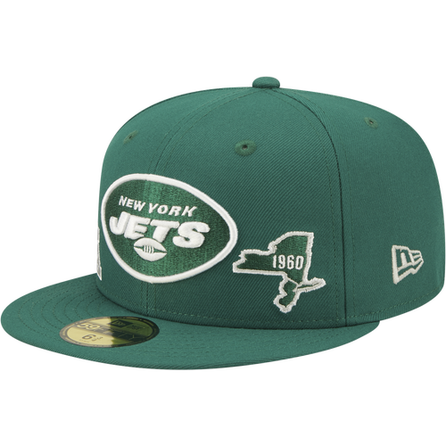 

New Era Mens New York Jets New Era Jets City Identity Fitted Cap - Mens Green/White Size 7