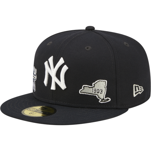 

New Era Mens New York Yankees New Era Yankees City Identity Fitted Cap - Mens Navy/White Size 7