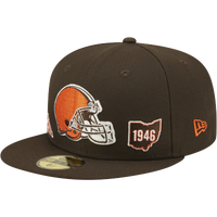 New Era Orange Cleveland Browns Omaha Throwback 59FIFTY Fitted Hat