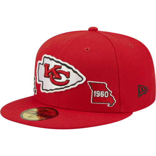 

New Era Mens Kansas City Chiefs New Era Chiefs City Identity Fitted Cap - Mens Red/White Size 7