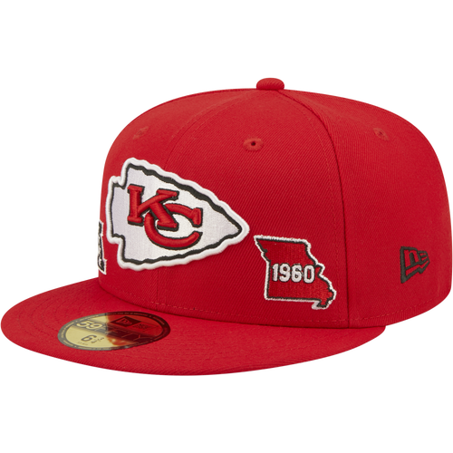 

New Era Mens New Era Chiefs City Identity Fitted Cap - Mens Red/White Size 7