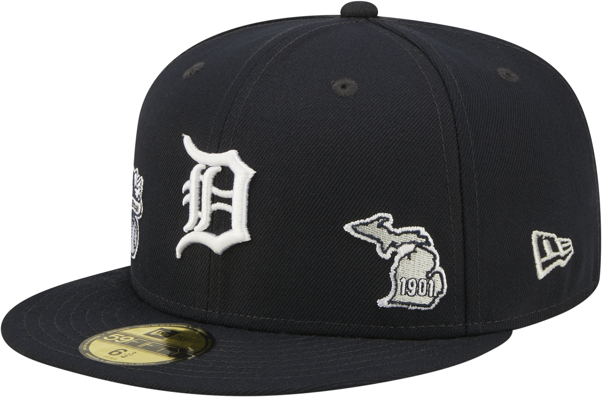 New Era Tigers City Identity Fitted Cap