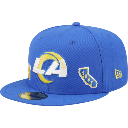 

New Era Mens Los Angeles Rams New Era Rams City Identity Fitted Cap - Mens Yellow/Blue Size 7