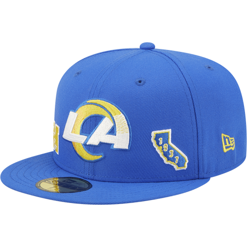 

New Era Mens New Era Rams City Identity Fitted Cap - Mens Yellow/Blue Size 7