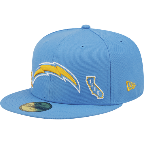 

New Era Mens Los Angeles Chargers New Era Chargers City Identity Fitted Cap - Mens Blue/Yellow Size 7