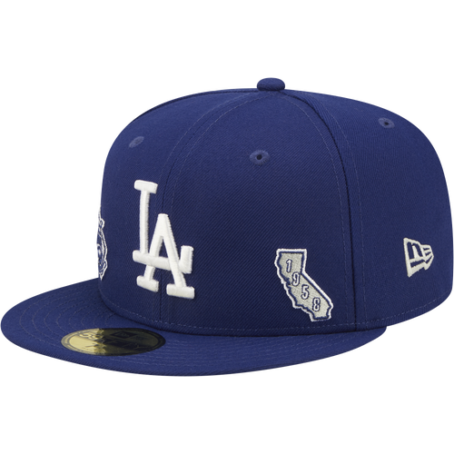 

New Era Mens Los Angeles Dodgers New Era Dodgers City Identity Fitted Cap - Mens Blue/White Size 7