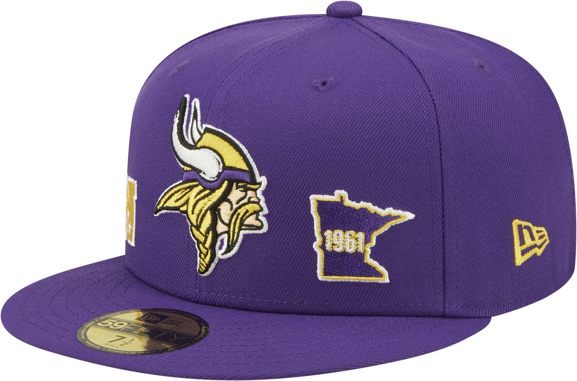 New Era Vikings City Identity Fitted Cap Men's