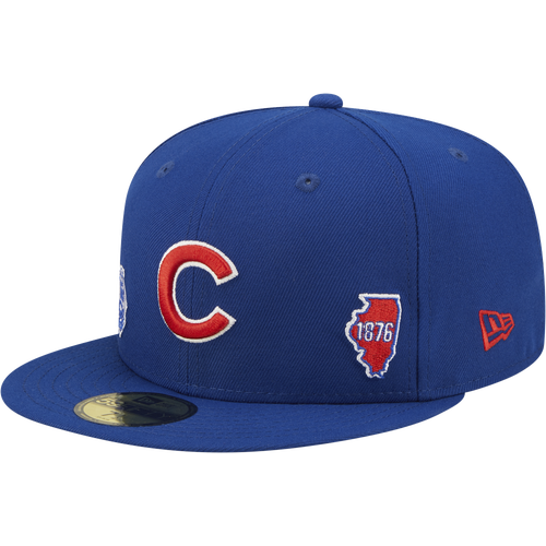 

New Era Mens Chicago Cubs New Era Cubs City Identity Fitted Cap - Mens Blue/Red Size 7