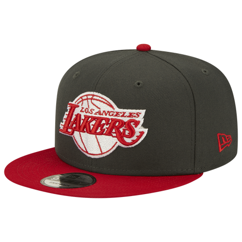 

New Era Mens Golden State Warriors New Era Rockets 2T Snap - Mens Dk Gray/Red Size One Size