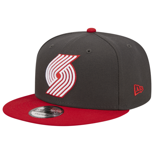 

New Era Mens Golden State Warriors New Era Rockets 2T Snap - Mens Dk Gray/Red Size One Size