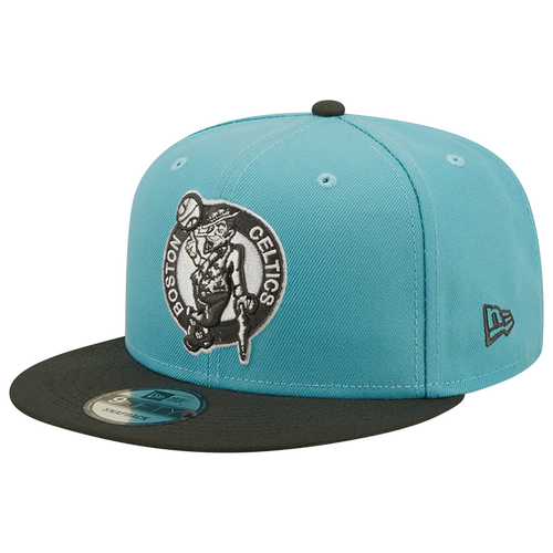 

New Era Mens Charlotte Hornets New Era Heat 2T Snapback - Mens Carolina/Gray Size One Size