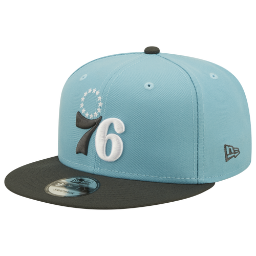 

New Era Mens Charlotte Hornets New Era Heat 2T Snapback - Mens Carolina/Gray Size One Size