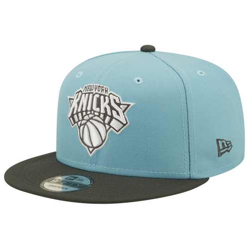 

New Era Mens Charlotte Hornets New Era Heat 2T Snapback - Mens Carolina/Gray Size One Size