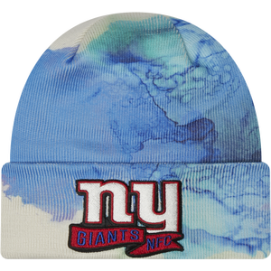 Men's New Era Royal/Red New York Giants Colorblock Throwback