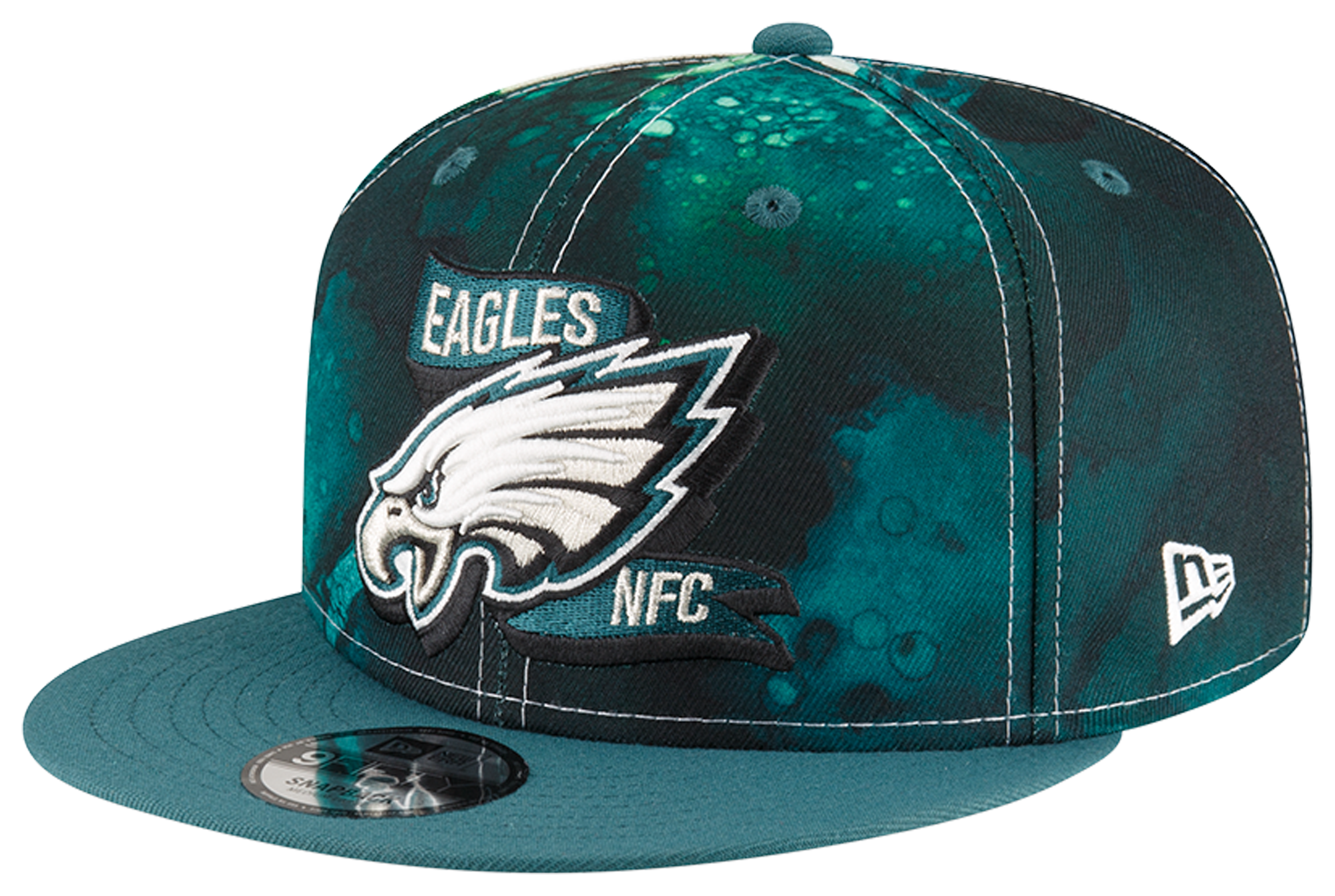 Philadelphia Eagles New Era NFL 22 Sideline Ink 9FIFTY Snapback