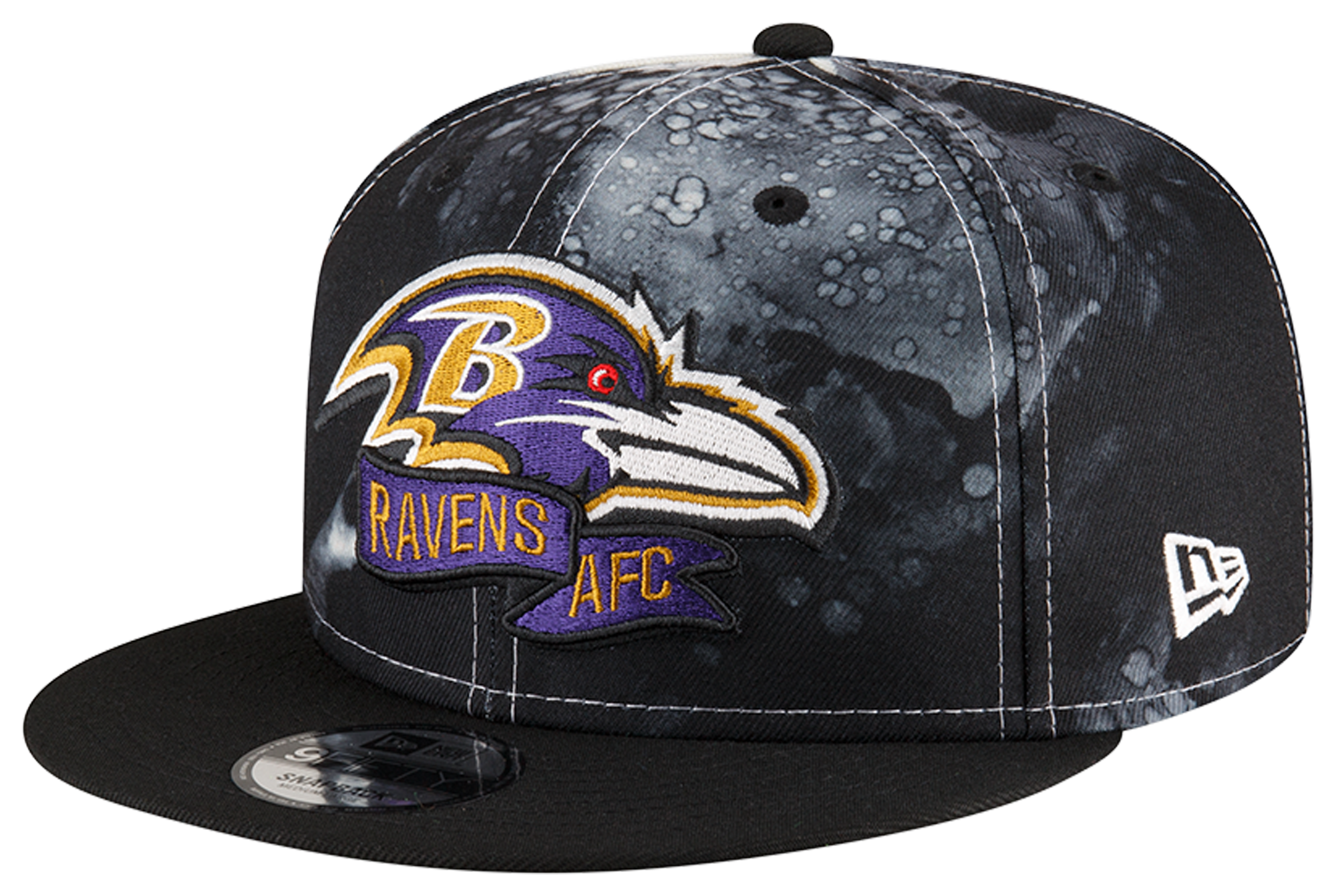 Logo Sand Men's Baltimore Ravens New Era Cream NFL Draft Champions