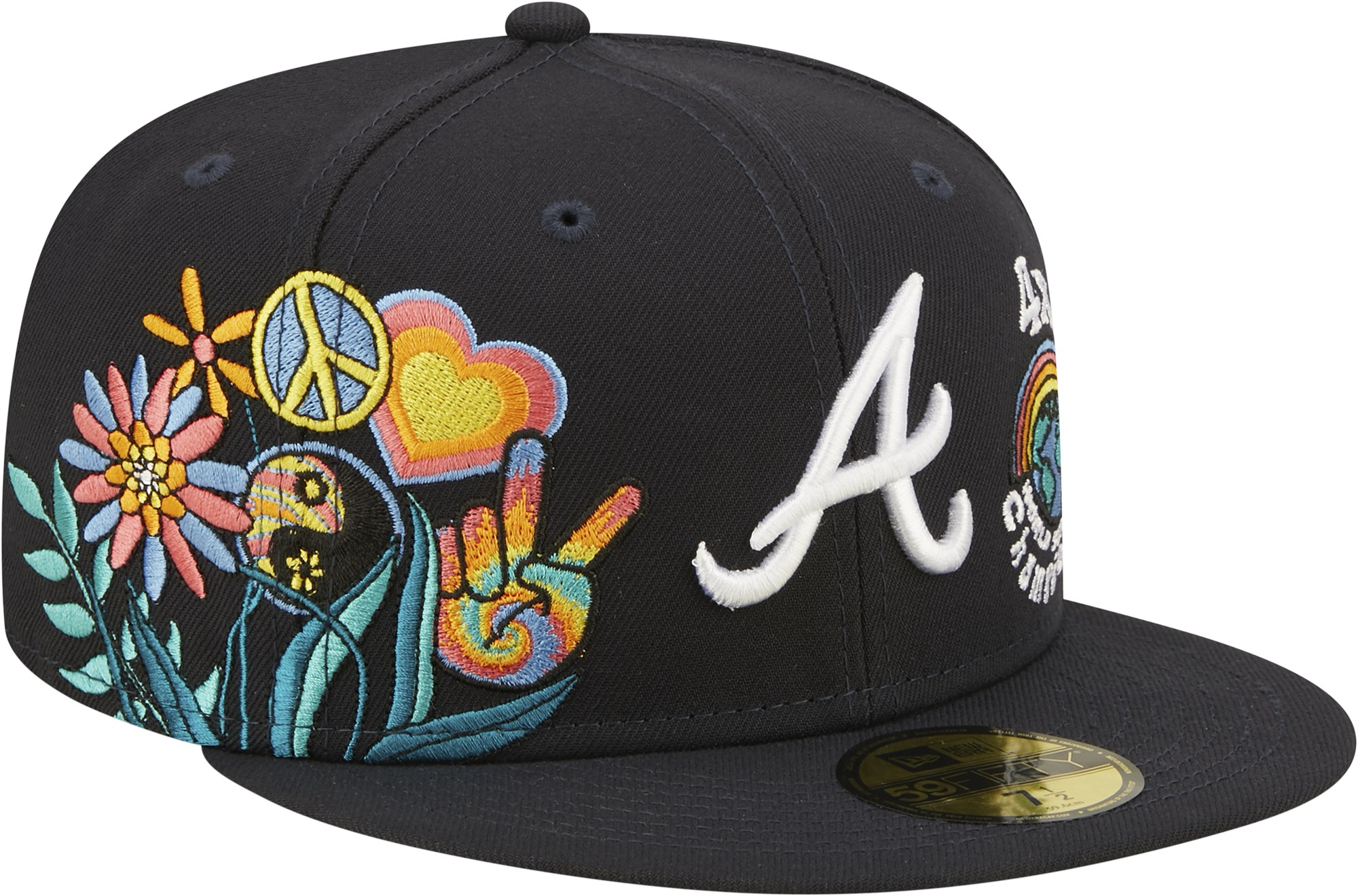 New Era x Offset 59Fifty MLB Atlanta Braves The Icon Patches Fitted Hat